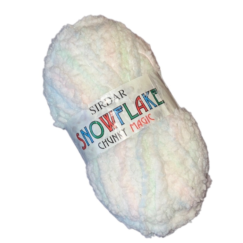 SIRDAR Snowflake Chunky Magic Knitting Yarn 424 Discontinued 2.6oz. Total